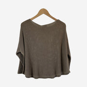 OPEN SIDE KNITTED TOP