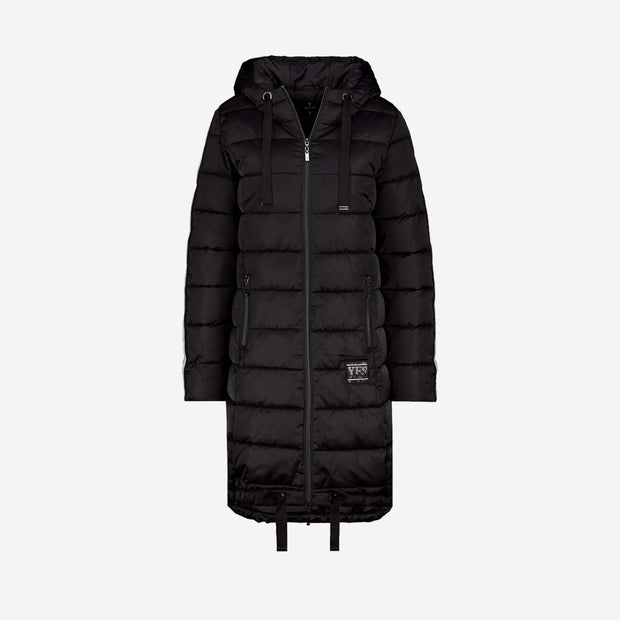 QUILTED COAT WITH HOOD