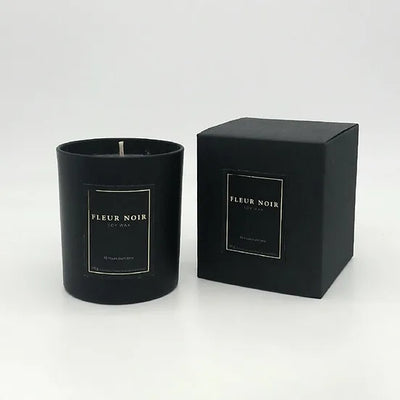 FLEUR NOIR - CANDLE 190g/48 HRS BURNING TIME