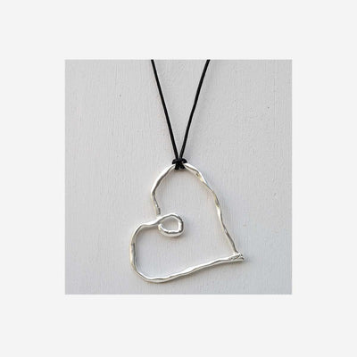 CUORE PLATED PENDANT