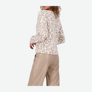MONARI TOP 808961/519 TRUFFLE PRINT