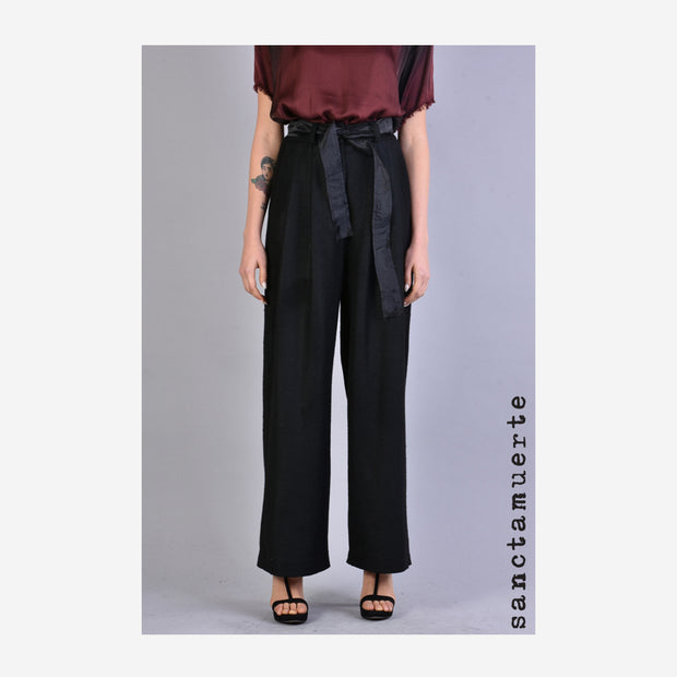 CLOTH AND ORGANZA TROUSERS