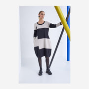 BLOCK STRIPE DRESS