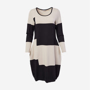 BLOCK STRIPE DRESS