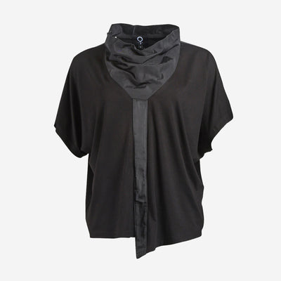 COWL NECK JERSEY TOP