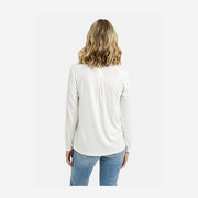JERSEY BLOUSE - OFF WHITE
