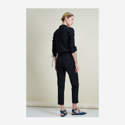 BLACK PANTS TECHNICAL JERSEY