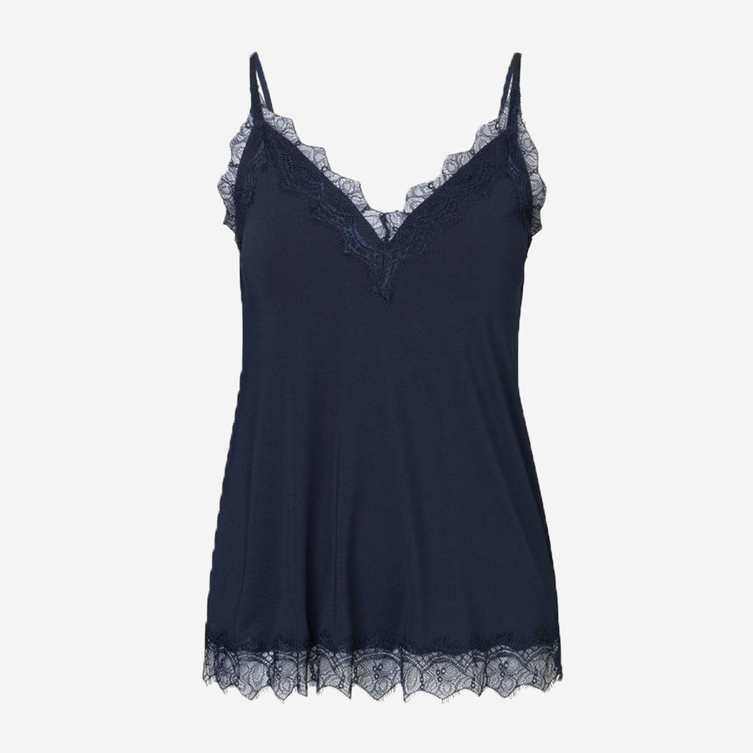 Rosemunde Top - Dark Grey Mélange/gris Oscuro