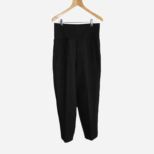 STRETCHY WAISTBAND STRAIGHT TROUSERS