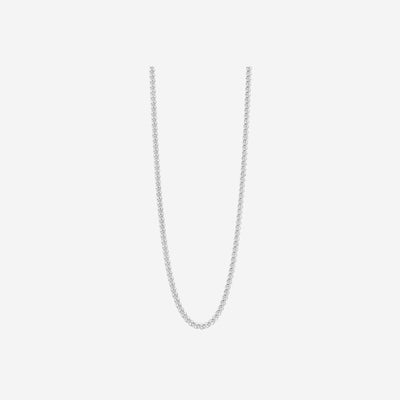AUDREY ORGANIC PATTERN NECKLACE SILVER PLATING
