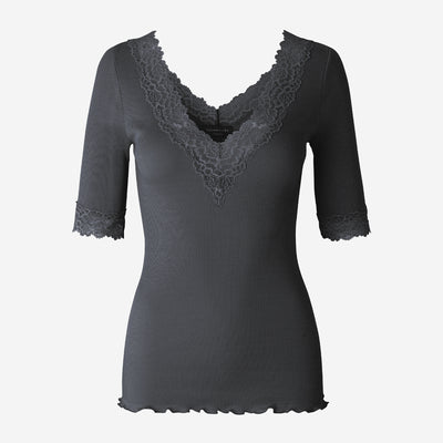 LACE SLEEVE T-SHIRT