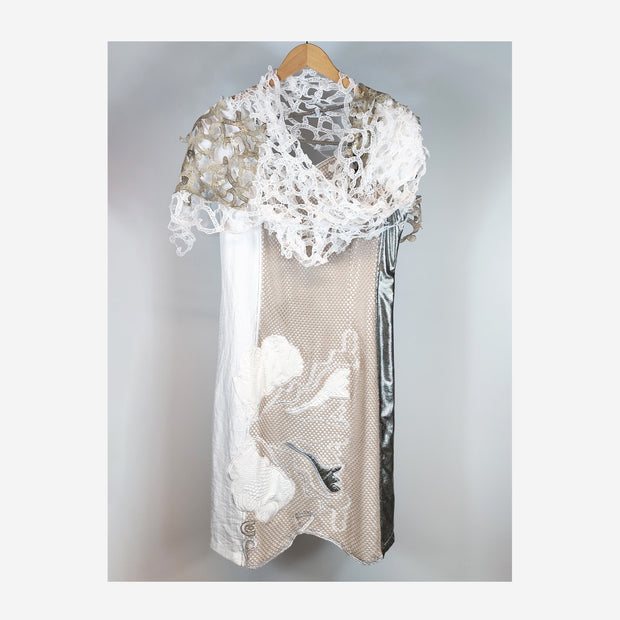SHORT SLEEVE BIANCO DRESS