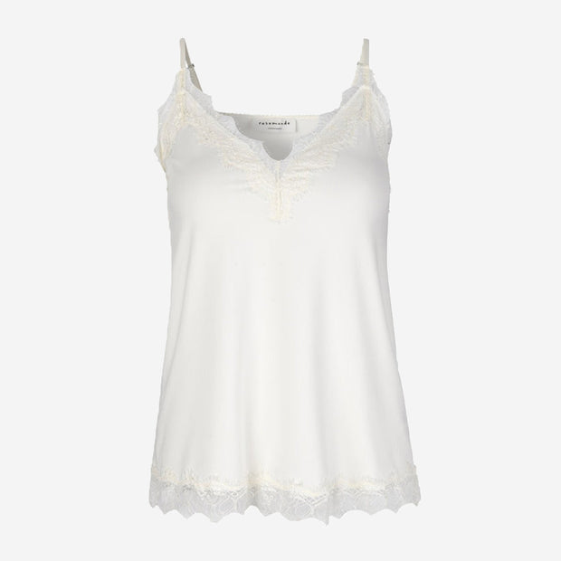 LACE STRAP TOP - BILLIE (IVORY)