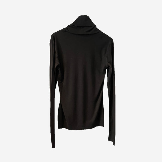 BASIC JERSEY SHIRT WITH LONG SLEEVES AND TURTLENECK