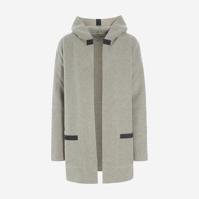 CARDIGAN WITH HOOD