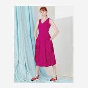 AT-LENGTH HIGH TECH SLEEVELESS DRESS