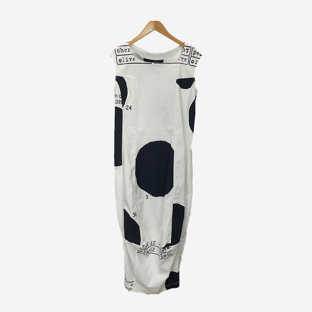 DRESS - BLACK PRINT
