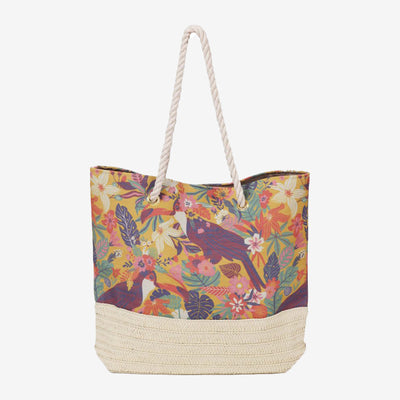 TOUCAN PRINT BEACH BAG